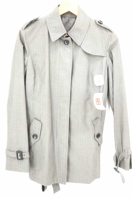 THE SUIT COMPANY (スーツカンパニー) ストライプ柄トレンチコート レディース アウター