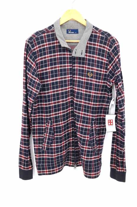 FRED PERRY(フレッドペリー) チェック柄ハリントンジャケット メンズ アウター