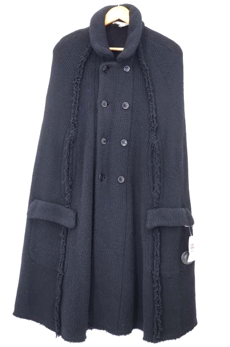 robe de chambre COMME des GARCONS（ローブドシャンブルコムデギャルソン） AD2002 ダブルゲージニットポンチョ レディース アウター