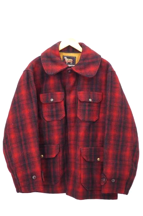 WOOLRICH WOOLEN MILLS(ウールリッチウーレンミルズ) 50S チェック柄クルーザージャケット メンズ アウター