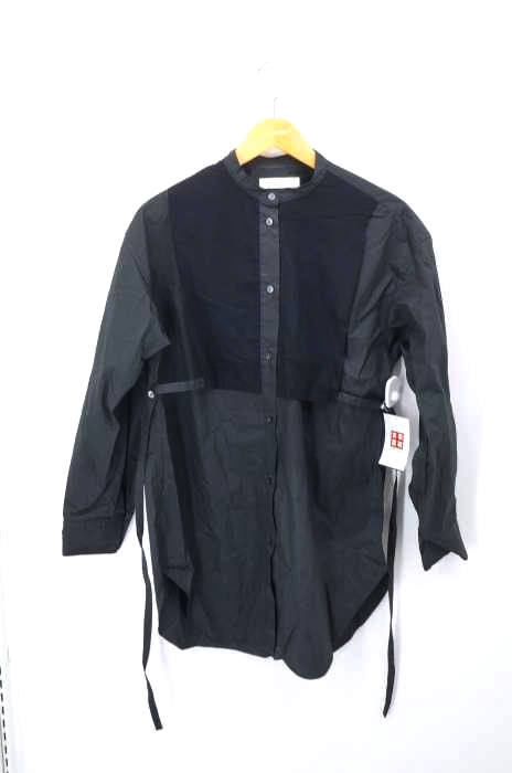PUBLIC TOKYO（パブリックトーキョー） レイヤード バンドカラーシャツ レディース トップス
