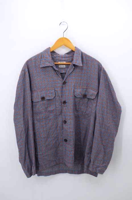 Steven Alan（スティーブンアラン） CPO CHECK SHIRT チェック柄オープンカラーシャツ メンズ トップス