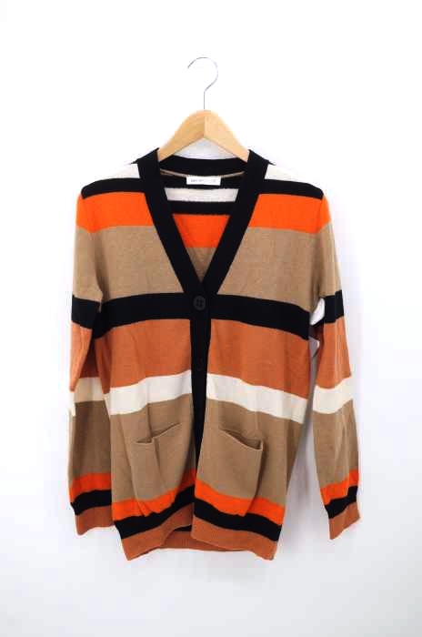 SEE BY CHLOE(シーバイクロエ) マルチボーダーニットカーディガン レディース トップス