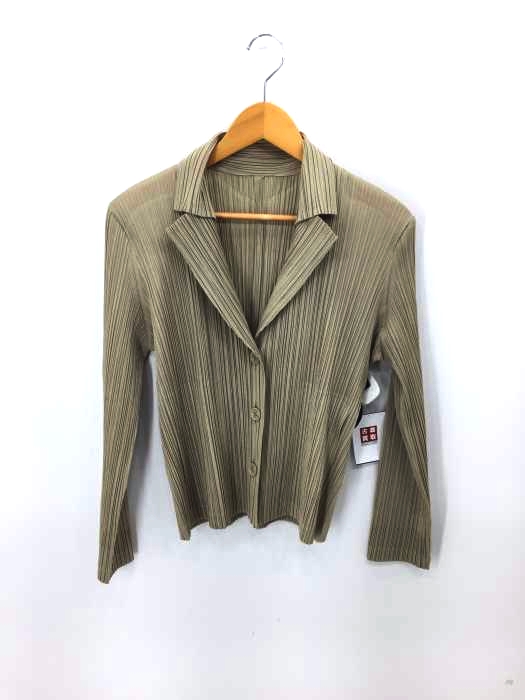PLEATS PLEASE ISSEY MIYAKE（プリーツプリーズイッセイミヤケ） プリーツ加工 3Bジャケット レディース アウター