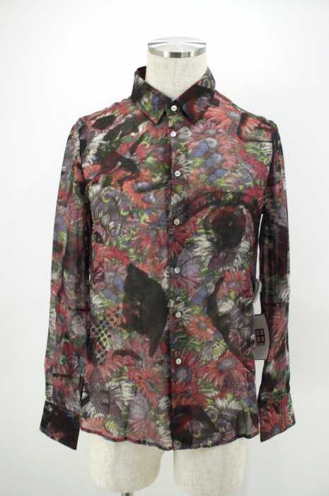 maxsix (マックスシックス) Flower Print Shirts シルク混シャツ メンズ トップス