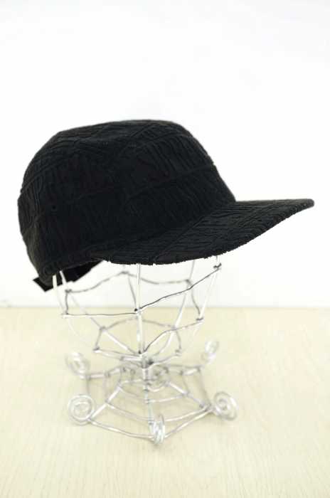 Supreme （シュプリーム） Text Stripe Terry Camp Cap　パイル地キャンプキャップ メンズ 帽子