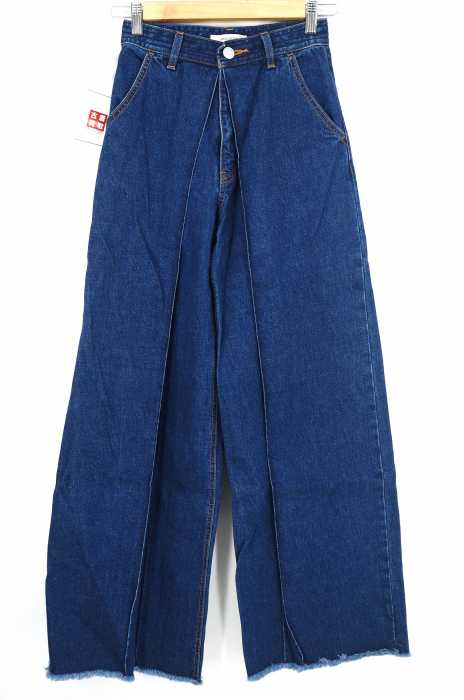 moussy (マウジー) FRONT TUCK WIDE DENIM レディース パンツ
