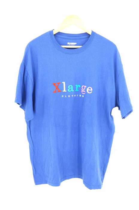 X-LARGE（エクストララージ） レインボーロゴ刺繍クルーネックTee メンズ トップス