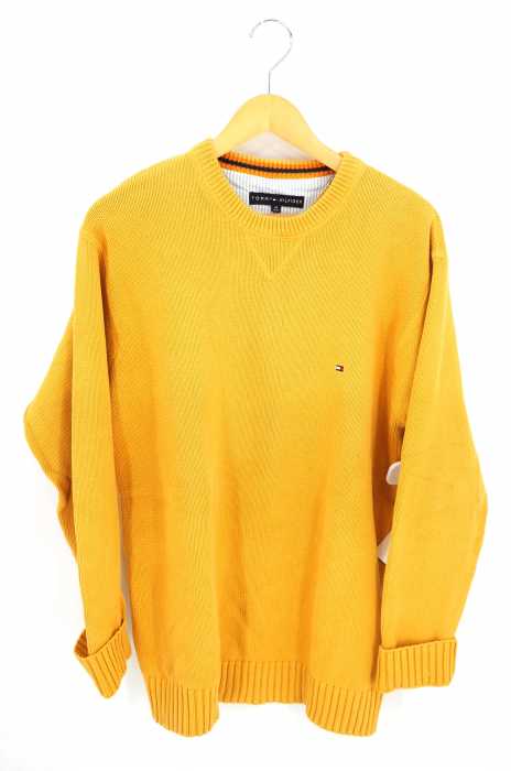 TOMMY HILFIGER （トミーヒルフィガー） ハイゲージリブネックニット メンズ トップス