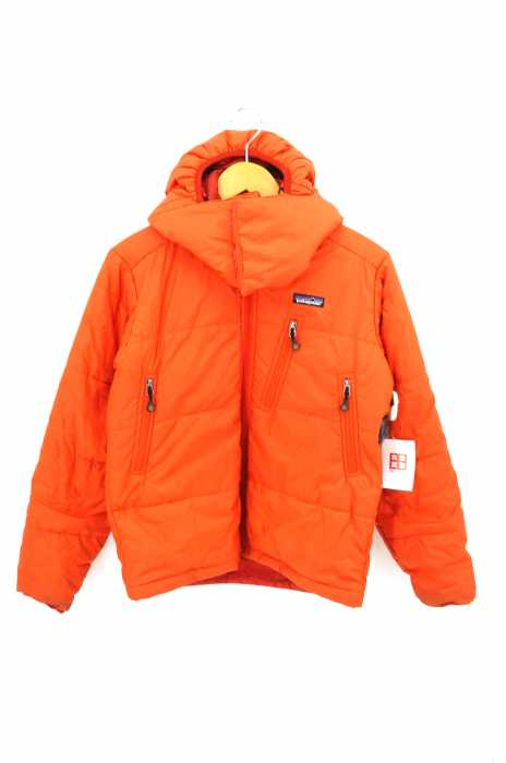patagonia マイクロパフジャケット ダウンジャケット オレンジ ナイロン 中古・古着通販】Patagonia (パタゴニア) マイクロパフ