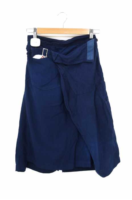 tricot COMME des GARCONS (トリココムデギャルソン) AD2012 製品染め ラップスカート レディース スカート