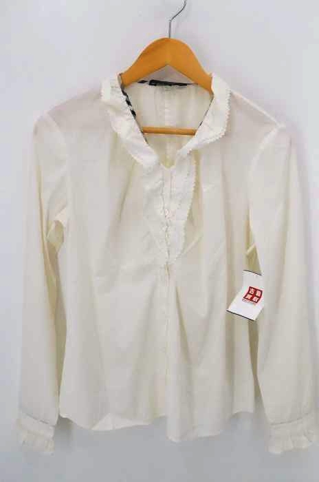BURBERRY LONDON（バーバリーロンドン） フリル装飾長袖シャツ レディース トップス