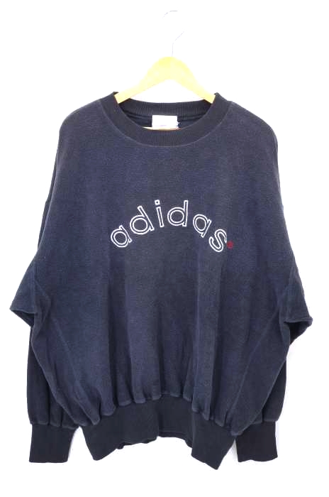 adidas（アディダス） 80～90S アーチロゴ刺繍 パイルスウェット メンズ トップス