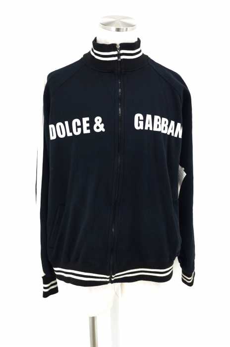 DOLCE&GABBANA （ドルチェアンドガッバーナ） ロゴプリントジップアップブルゾン メンズ アウター