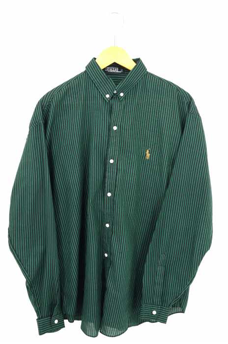 Polo by RALPH LAUREN （ポロバイラルフローレン） スモールポニー刺繍 ストライプBDシャツ メンズ トップス