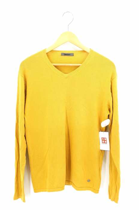 DKNY （ダナキャランニューヨーク） Vネックコットンニット メンズ トップス
