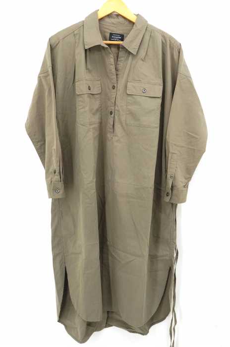UNITED ARROWS green label relaxing （ユナイテッドアローズグリーンレーベルリラクシング） NFC コットンリヨセルスキッパー シャツワンピース レディース ワンピース