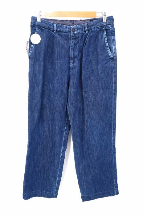 RICCARDO METHA（リカルドメッサ） ウォッシュ加工ジッパーフライ1タックストレッチデニムパンツ メンズ パンツ