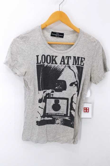 HYSTERIC GLAMOUR LOOK AT ME プリント Tシャツ