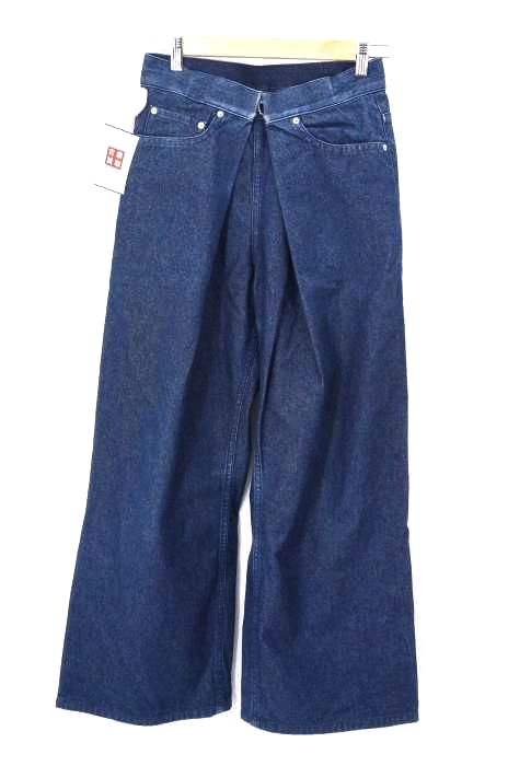 JOHN LAWRENCE SULLIVAN（ジョンローレンスサリバン） INDIGO WIDE DENIM PANTS レディース パンツ