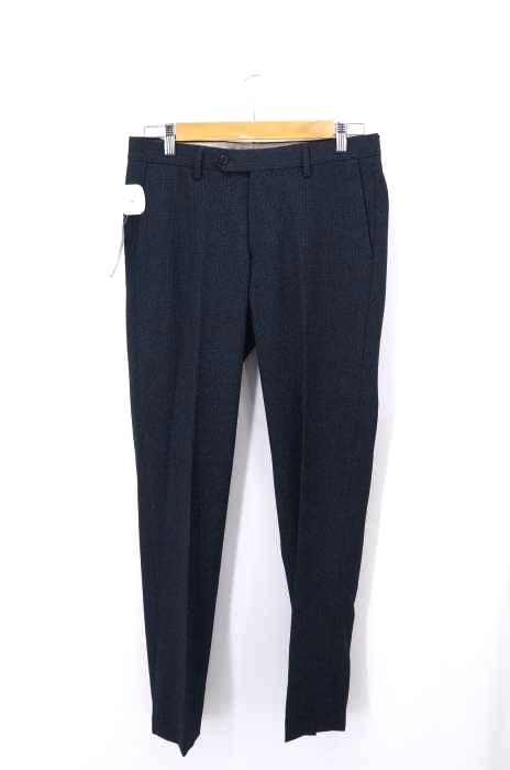 UNITED ARROWS green label relaxing（ユナイテッドアローズグリーンレーベルリラクシング） ACTIVE PLUS グレンチェックセンタープレススラックス メンズ パンツ