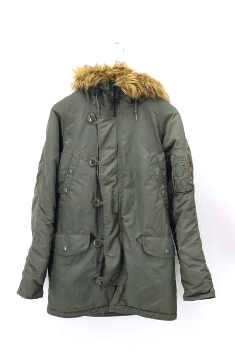 ALPHA INDUSTRIES（アルファインダストリーズ） N-3Bファーフードフライトジャケット メンズ アウター