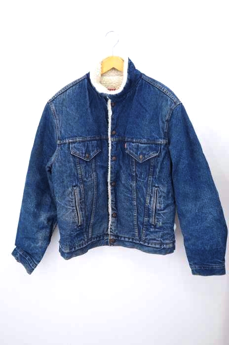 Levis（リーバイス） USA製 80S ボア切替デニムジャケット メンズ アウター