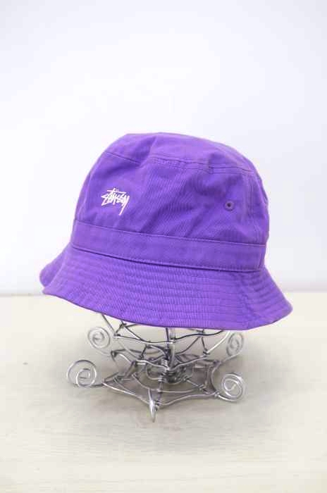 Stussy(ステューシー) ロゴ刺繍バケットハット メンズ 帽子