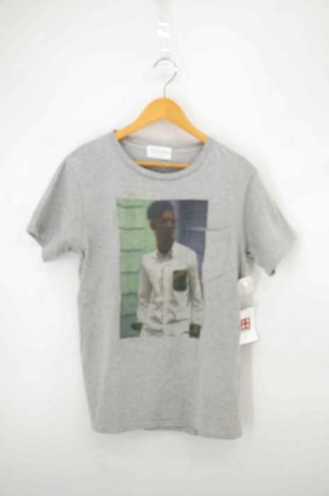 THE RIVER （ザリバー） プリントクルーネックポケットTシャツ メンズ トップス