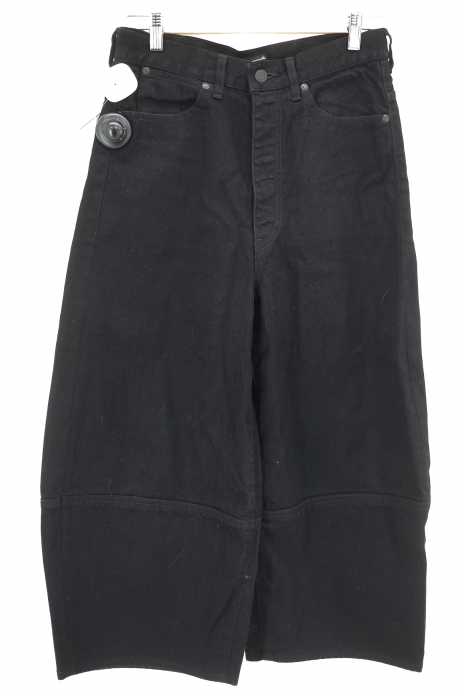 LAD MUSICIAN （ラッドミュージシャン） 12oz FLAT DENIM WIDE CROPPED PANTS メンズ パンツ
