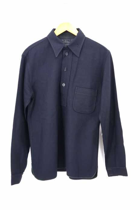 USED古着（ユーズドフルギ） 40S the lib erty C.P.Oシャツ 片ポケ アンカーボタン メンズ トップス