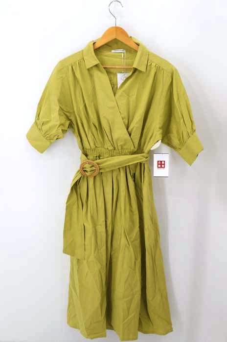 natural couture（ナチュラルクチュール） ギャザースカートシャツワンピース レディース ワンピース