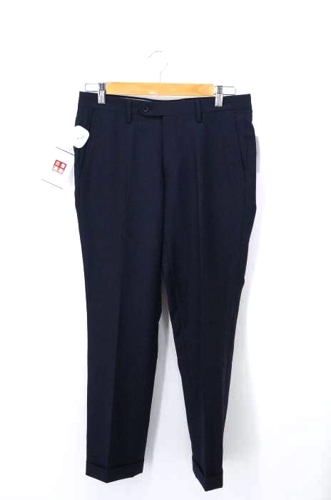 UNITED ARROWS green label relaxing（ユナイテッドアローズグリーンレーベルリラクシング） CANONICO サージ無地 スリムノープリーツパンツ メンズ パンツ