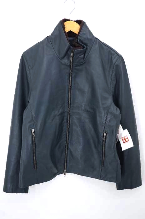Liugoo Leather（リューグーレザー） 内ボアラムレザージャケット メンズ アウター