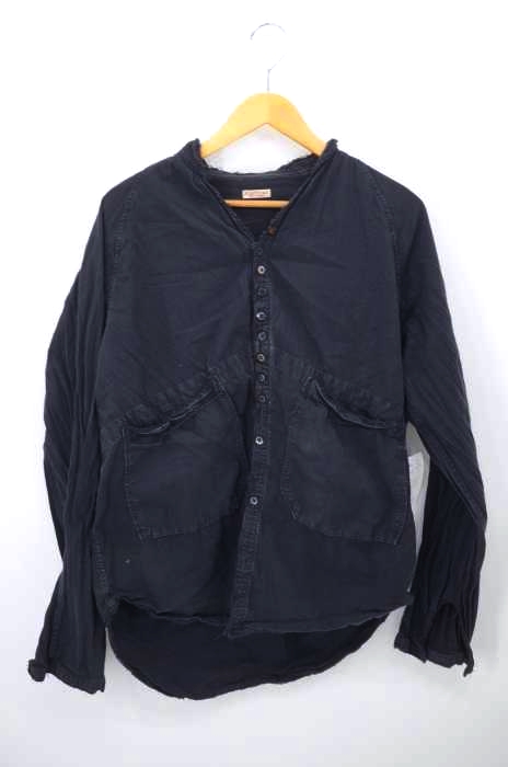 KAPITAL（キャピタル） ブラックブロード バスキアシャツ メンズ トップス