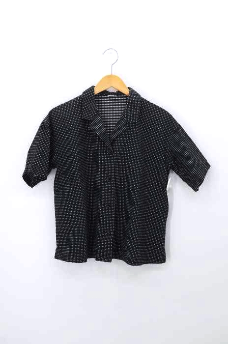 PAR ICI（パーリッシィ） 20SS ドット柄半袖オープンカラーシャツ レディース トップス