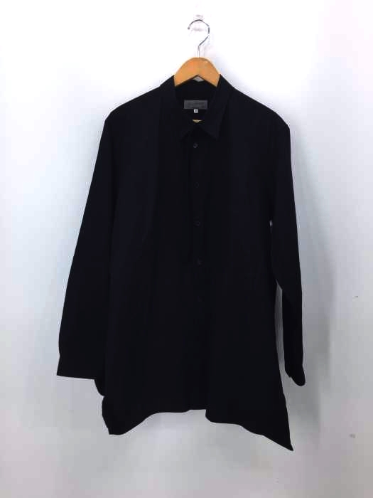 Yohji Yamamoto POUR HOMME（ヨウジヤマモトプールオム） 100/2 ブロード ロング タブ シャツ メンズ トップス
