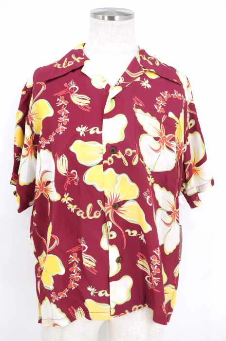 SUN SURF (サンサーフ) レーヨン花柄アロハシャツ メンズ トップス