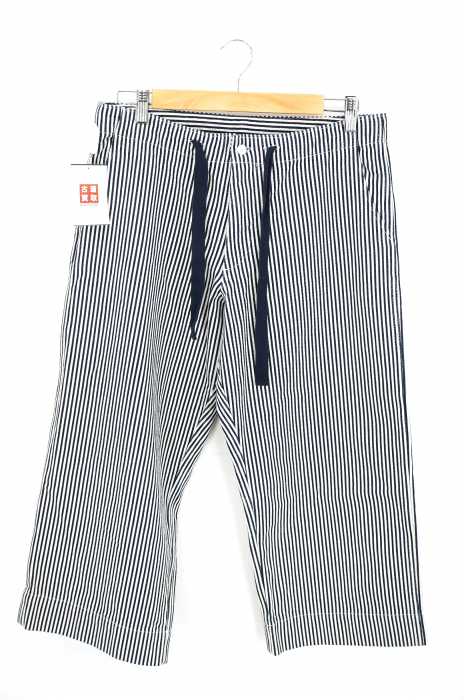 BEAMS BOY (ビームスボーイ) ヒッコリー ワイド イージーパンツ レディース パンツ
