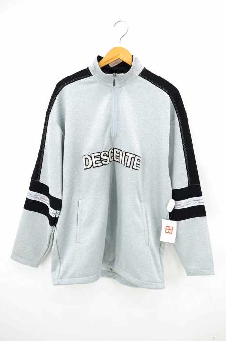 descente（デサント） フロントロゴ ハーフジッププルオーバー メンズ トップス