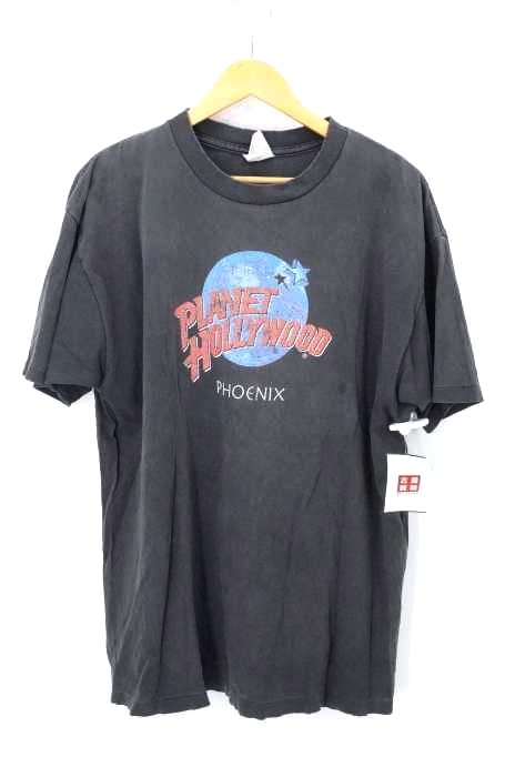 USED古着(ユーズドフルギ) 90S USA製 planet hollywood クルーネックTシャツ メンズ トップス
