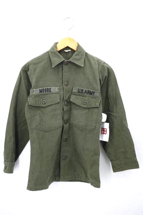 US ARMY（ユーエスアーミー） 1972年製 ユーティリティシャツ レディース トップス