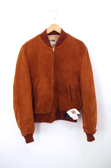 USED古着（ユーズドフルギ） 50-60S 棒タロン スウェードブルゾン メンズ アウター