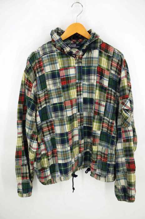 Polo by RALPH LAUREN （ポロバイラルフローレン） パッチワーク フードパーカー メンズ トップス