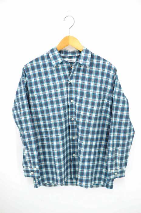 moussy （マウジー） ROLL COLLER CHECK SH 開襟シャツ レディース トップス
