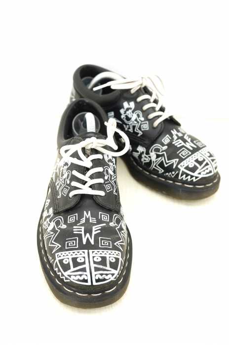 Dr.Martens (ドクターマーチン) 3ホール 総柄プリントシューズ レディース シューズ