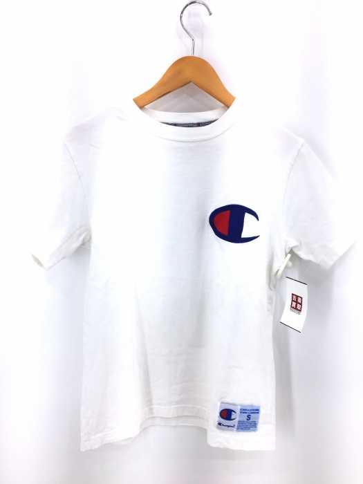Champion （チャンピオン） ビック刺繍クルーネックTシャツ レディース トップス