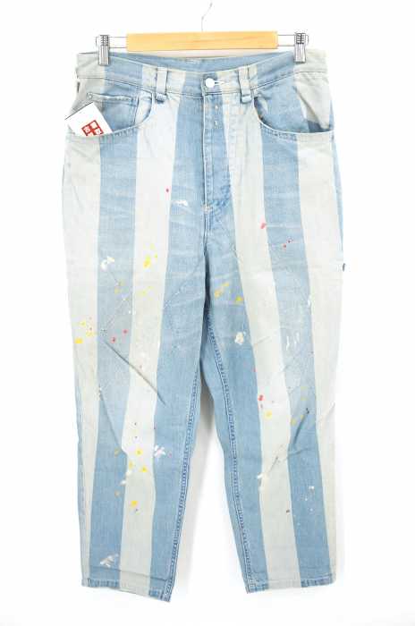 Iroquois（イロコイ） 10.5oz ルーズストライプデニム メンズ パンツ