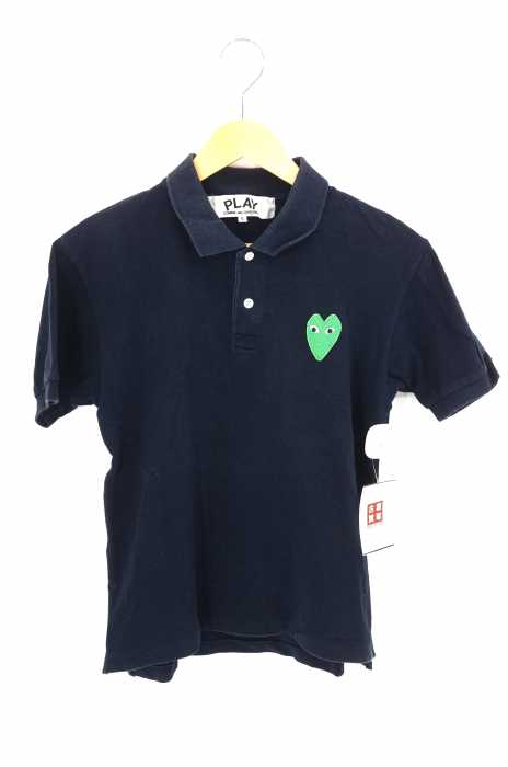 PLAY COMME des GARCONS （プレイコムデギャルソン） AD2006 ハートワッペンポロシャツ メンズ トップス