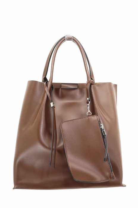 GIANNI CHIARINI(ジャンニキャリーニ) レザーハンドバッグ トート ミニポーチ付き レディース バッグ